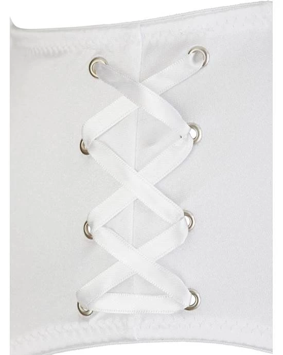 Cottelli Collection Atsra Shelf Bra Set - White - Medium 3 Cottelli Collection Atsra Shelf Bra Set - White - Medium - Image 3