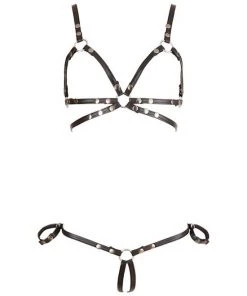 Cottelli Collection Heroine Strap Bikini - Black - Medium 13 Cottelli Collection Heroine Strap Bikini - Black - Medium -Cottelli Collection Sales Shop 238406 0