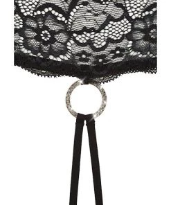 Cottelli Collection Nicky Top And G-string - Black - Large -Cottelli Collection Sales Shop 238438 0