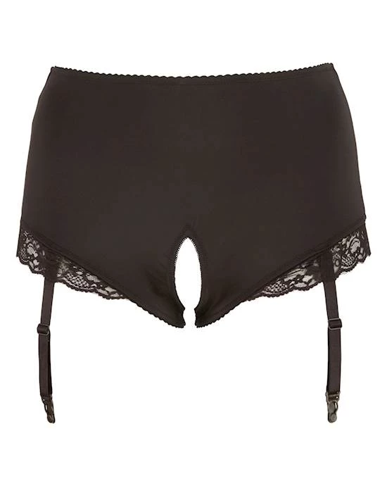 Cottelli Collection Frankie Open Suspender Briefs - Black - 3x 3 Cottelli Collection Frankie Open Suspender Briefs - Black - 3x - Image 3