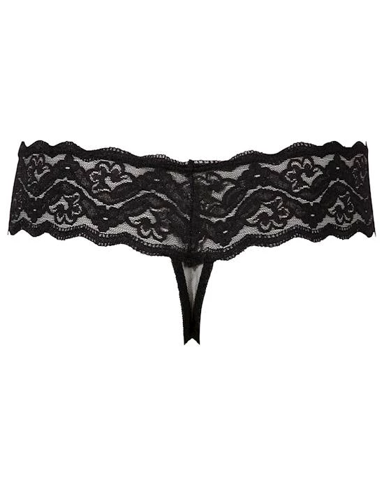 Cottelli Collection Cary String Pearls - Black - Large 6 Cottelli Collection Cary String Pearls - Black - Large - Image 6