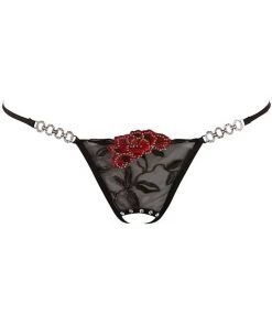 Cottelli Collection Rhinestone Embroidered G-string - Black - M/l 7 Cottelli Collection Rhinestone Embroidered G-string - Black - M/l -Cottelli Collection Sales Shop 238589 0
