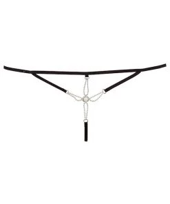 Cottelli Collection Starfish String - Black - S/m -Cottelli Collection Sales Shop 238597 0