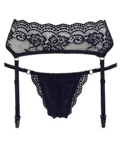 Cottelli Collection Hot Nights String And Suspenders - Black - Medium 7 Cottelli Collection Hot Nights String And Suspenders - Black - Medium -Cottelli Collection Sales Shop 238618 0