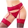 Cottelli Collection Enzo Suspender Belt And G-string - Red - Extra Large