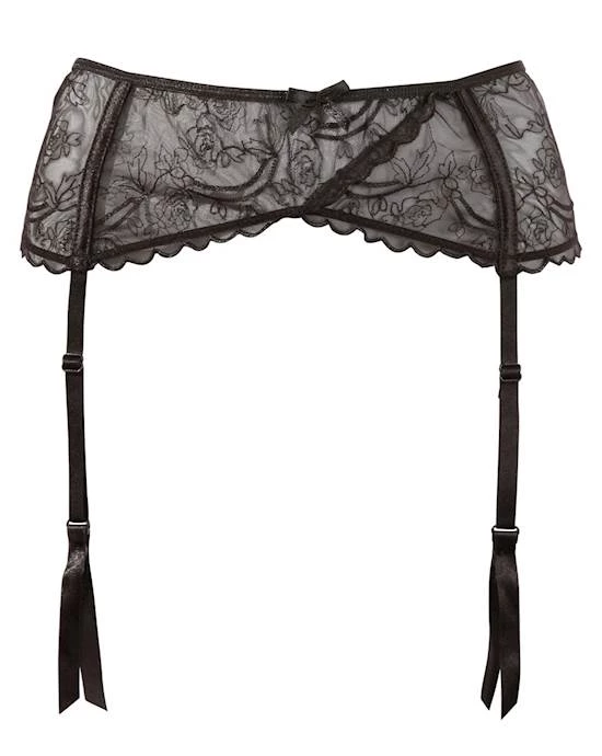 Cottelli Collection Katie's Suspender Belt - Black - Small 3 Cottelli Collection Katie's Suspender Belt - Black - Small - Image 3