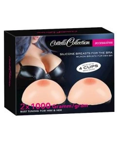Cottelli Collection Silicone Breast Size Enhancers - 1000g - Flesh -Cottelli Collection Sales Shop 238783 3