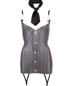 Cottelli Collection Vicky Secretary Costume - Black / White - Small 9 Cottelli Collection Vicky Secretary Costume - Black / White - Small -Cottelli Collection Sales Shop 238805 0