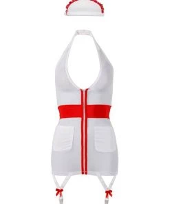 Cottelli Collection Menta Nurse Costume - White / Red - Large 7 Cottelli Collection Menta Nurse Costume - White / Red - Large -Cottelli Collection Sales Shop 238819 0