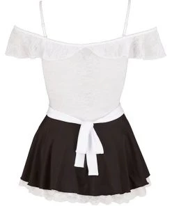 Cottelli Collection Maids Dress - Black / White - Small -Cottelli Collection Sales Shop 238833 1