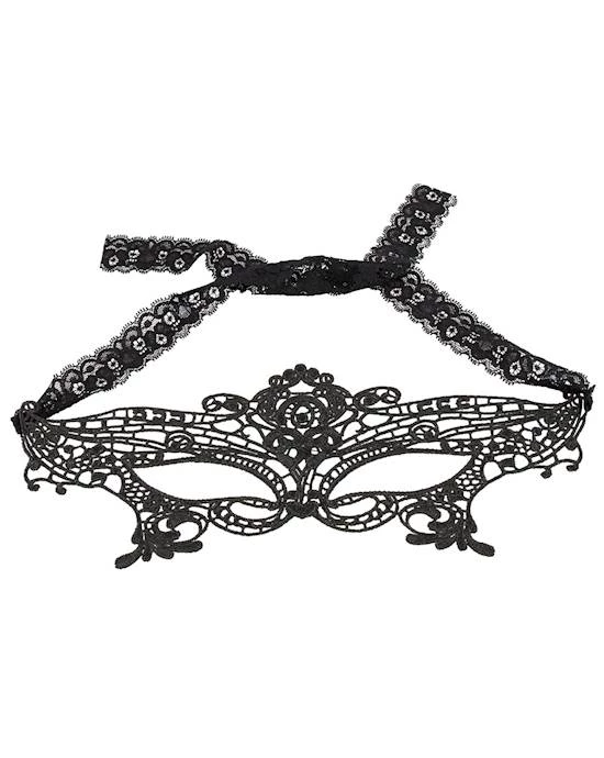 Cottelli Collection Gina Mask - Black 2 Cottelli Collection Gina Mask - Black - Image 2