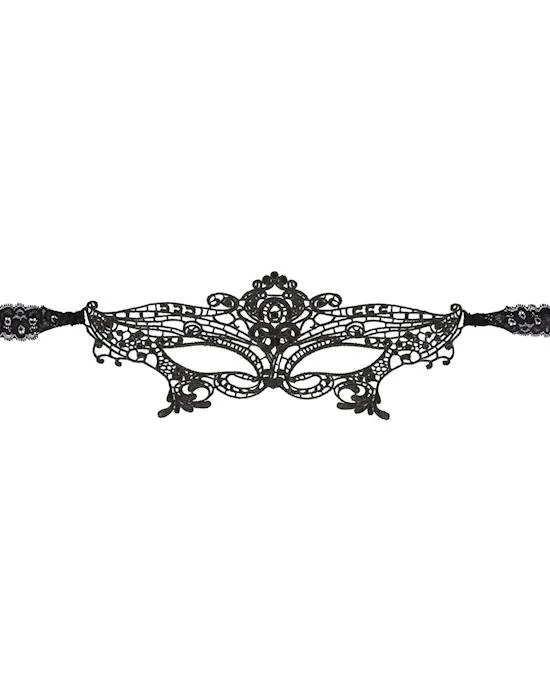 Cottelli Collection Gina Mask - Black 3 Cottelli Collection Gina Mask - Black - Image 3