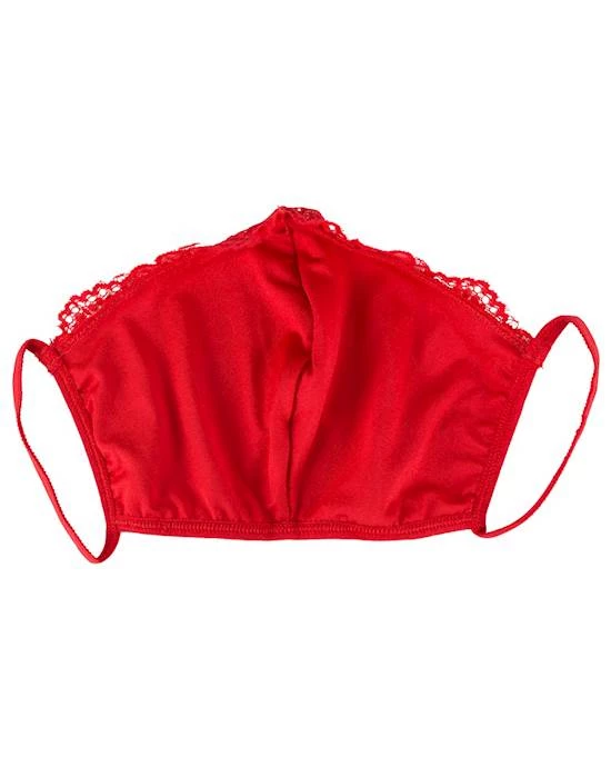 Cottelli Collection Gina Mask - Red 3 Cottelli Collection Gina Mask - Red - Image 3
