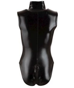 Cottelli Collection Wetlook Bodysuit With Zip - Black - Small 7 Cottelli Collection Wetlook Bodysuit With Zip - Black - Small -Cottelli Collection Sales Shop 239544 3