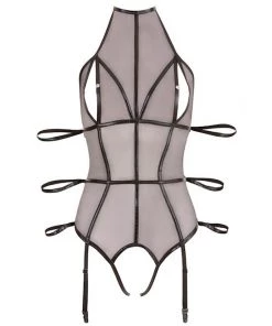 Cottelli Collection Crotchless Bondage Bodysuit - Black - Medium 6 Cottelli Collection Crotchless Bondage Bodysuit - Black - Medium -Cottelli Collection Sales Shop 239571 1