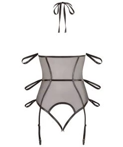 Cottelli Collection Crotchless Bondage Bodysuit - Black - Medium 7 Cottelli Collection Crotchless Bondage Bodysuit - Black - Medium -Cottelli Collection Sales Shop 239571 3