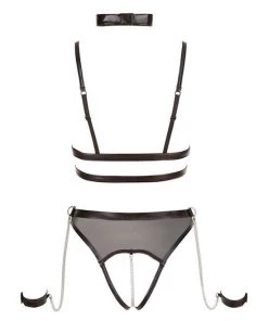 Cottelli Collection Wetlook Bodysuit With Choker - Black - One Size 7 Cottelli Collection Wetlook Bodysuit With Choker - Black - One Size -Cottelli Collection Sales Shop 239578 3