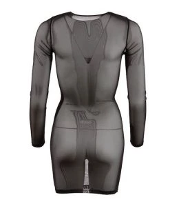 Cottelli Collection Powernet Mini Dress - Black - Small -Cottelli Collection Sales Shop 239817 3