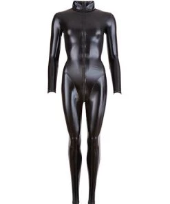 Cottelli Collection Wetlook 2-way Zip Jumpsuit - Black - X-small 6 Cottelli Collection Wetlook 2-way Zip Jumpsuit - Black - X-small -Cottelli Collection Sales Shop 240159 1