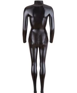 Cottelli Collection Wetlook 2-way Zip Jumpsuit - Black - X-small 7 Cottelli Collection Wetlook 2-way Zip Jumpsuit - Black - X-small -Cottelli Collection Sales Shop 240159 3