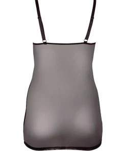 Cottelli Collection Negligee With Lace - Black - 2xl -Cottelli Collection Sales Shop 240255 3